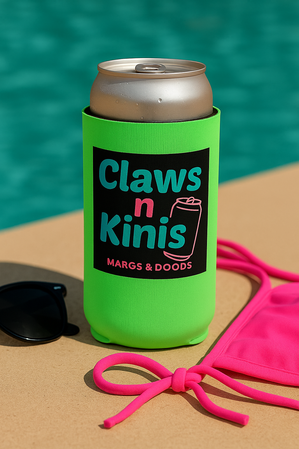 Claws N Kinis Koozie